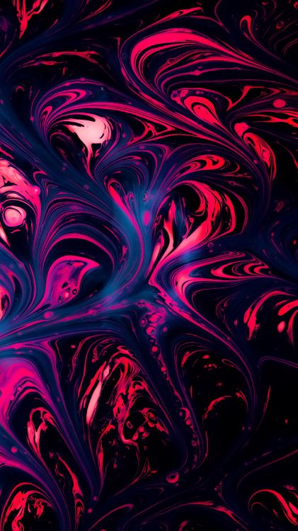 Bain D'hydro Rouge et Noir, Impression Par Transfert D'eau, Eau, Purple, Art. Wallpaper in 2306x4100 Resolution