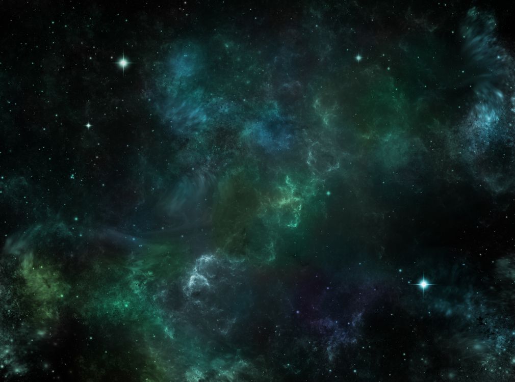 Illustration de la Galaxie Verte et Noire. Wallpaper in 4096x3040 Resolution