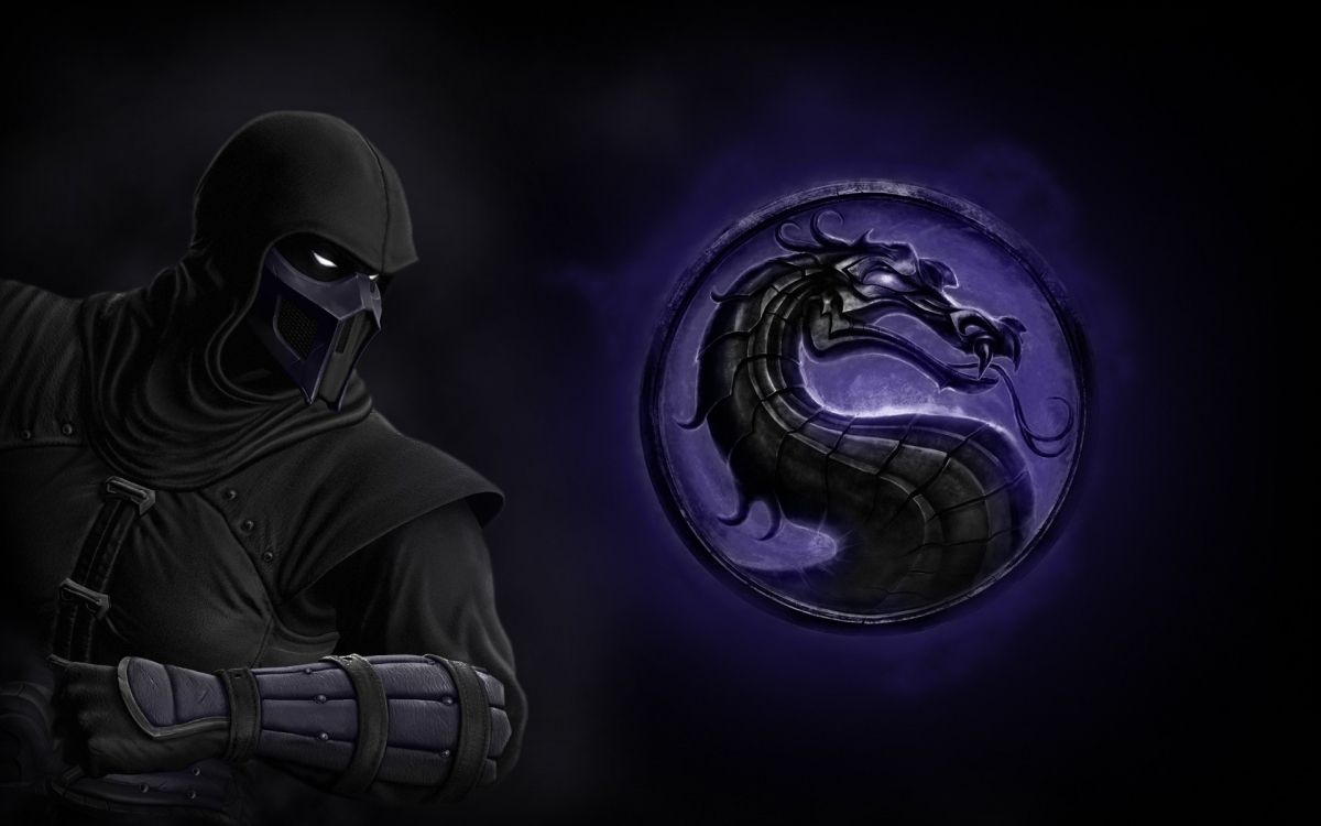 Mortal Kombat, Dragon, Minuit, Purple, Supervillain. Wallpaper in 1920x1200 Resolution