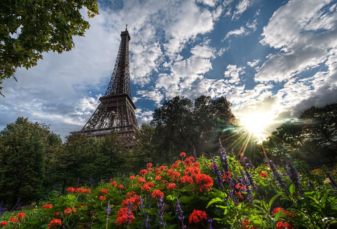 艾菲尔铁塔, 性质, 里程碑, 巴黎的埃菲尔铁塔, 天空 壁纸 4928x3352 允许