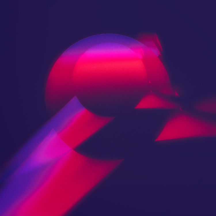 Purple and Pink Light Bulb. Wallpaper in 3600x3600 Resolution