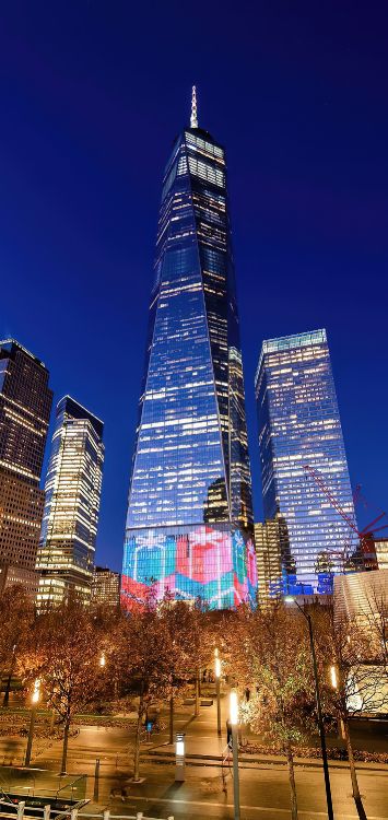 9 11 Gedenkmuseum, Das One World Trade Center, Gebäude, Wolkenkratzer, Tower. Wallpaper in 1422x3000 Resolution
