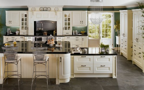 Image white wooden kitchen cabinet with white wooden cabinet