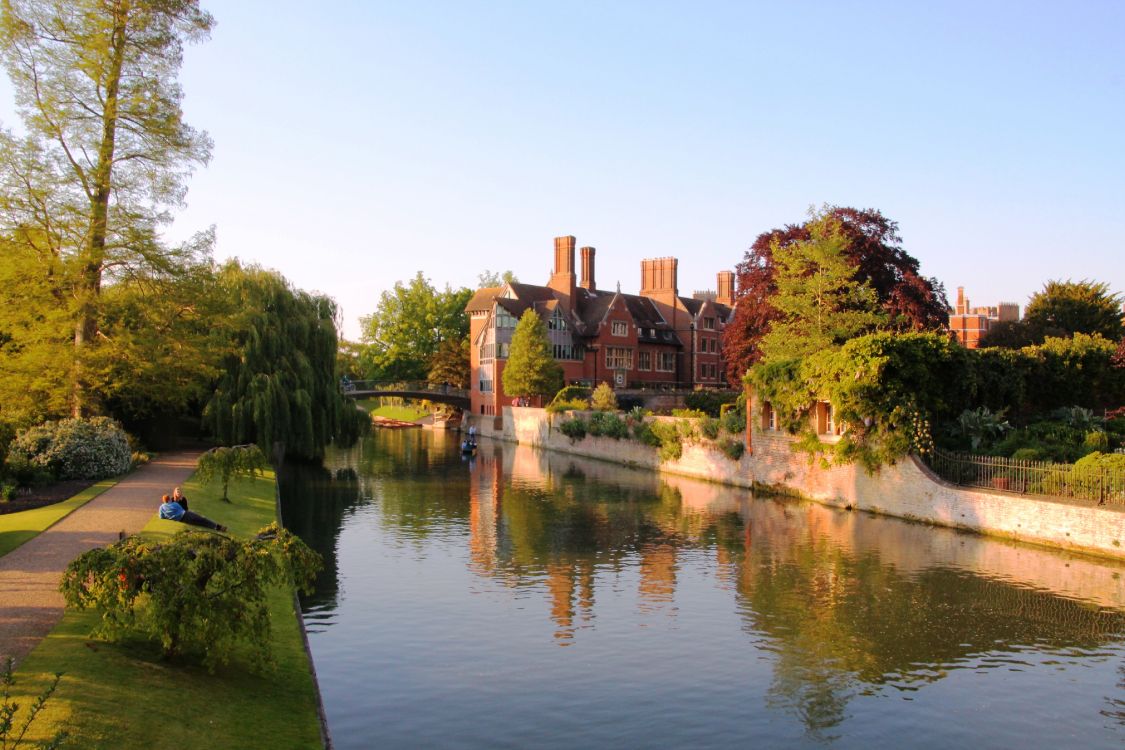 Edificio de Hormigón Marrón Cerca de Árboles Verdes y Cuerpo de Agua Durante el Día. Wallpaper in 4272x2848 Resolution