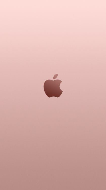 Apple, 黄金, 粉红色, 心脏, 天空 壁纸 1497x2662 允许