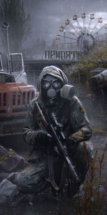 Stalker 2 Art, s t a l k e r 2 Heart of Chornobyl, s t a l k e r, Concept Art, s t a l k e r Shadow of Chernobyl. Wallpaper in 1143x2303 Resolution