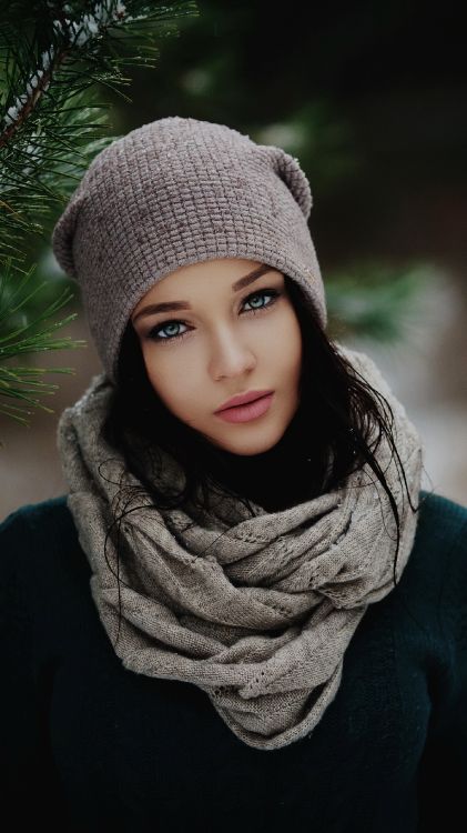 Scarf, Hat, Clothing, Beanie, Cap. Wallpaper in 1440x2560 Resolution