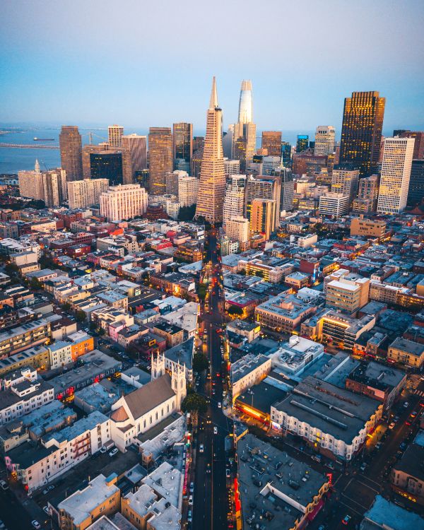 aerial view of city buildings during daytime