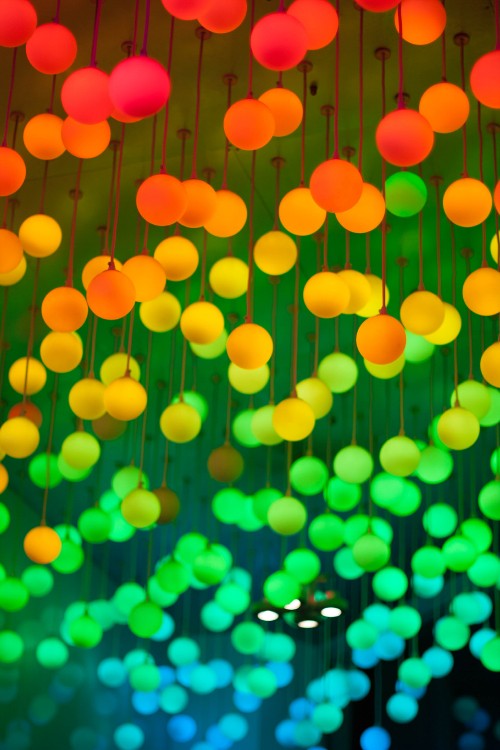 Image orange balloon lot in close up photography