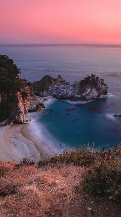 Julia Pfeiffer Burns State Park, About Damn Time, Water, Water Resources, Plant. Wallpaper in 1800x3200 Resolution