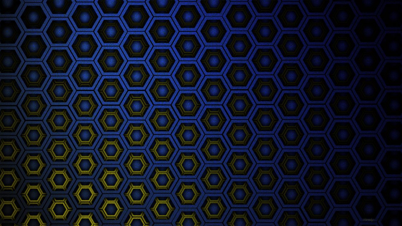 Patrón Cuadrado Azul y Amarillo. Wallpaper in 3840x2160 Resolution