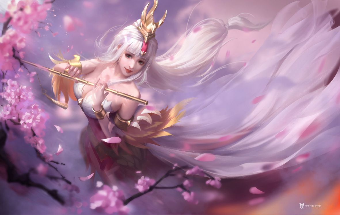 艺术, 粉红色, 神秘的生物, 开花, 弹簧 壁纸 1920x1219 允许