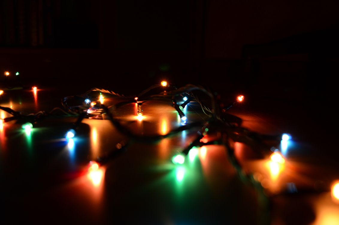 圣诞彩灯, 圣诞节那天, 光, 圣诞节, 反射 壁纸 4928x3264 允许