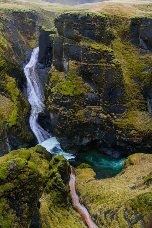 Mirador de Fjararrgljfur, Gargantas Remotas, Seljalandsfoss, Cascada, Agua. Wallpaper in 5304x7952 Resolution