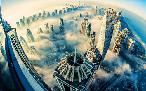 Image high rise buildings during daytime