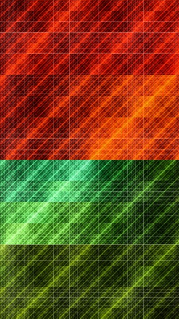 Image green and orange plaid textile
