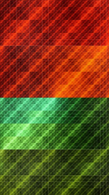 Image green and orange plaid textile
