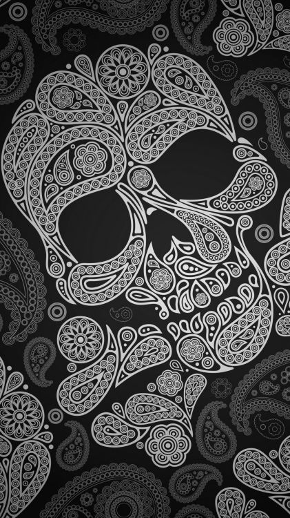 Ilustración Floral Blanco y Negro. Wallpaper in 1080x1920 Resolution