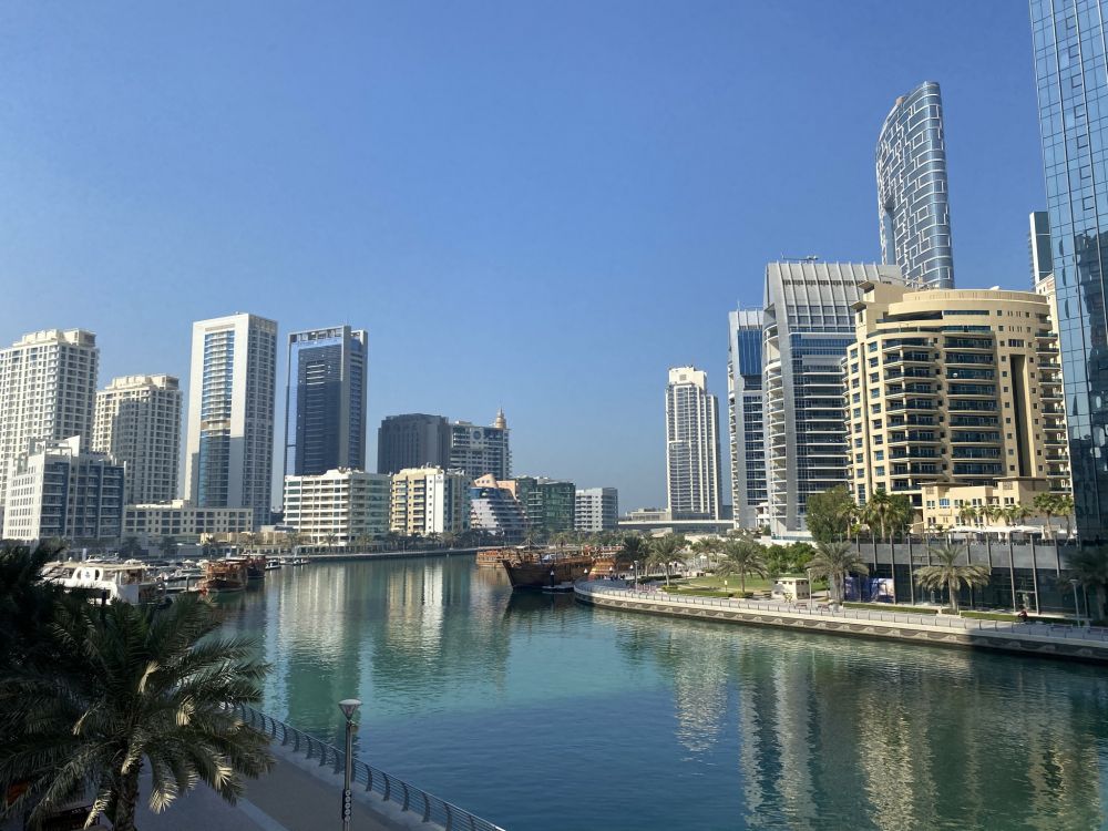 Dubaï, La Marina De Dubaï, Corps de L'eau, Tour de Bloc, la Journée. Wallpaper in 2048x1536 Resolution