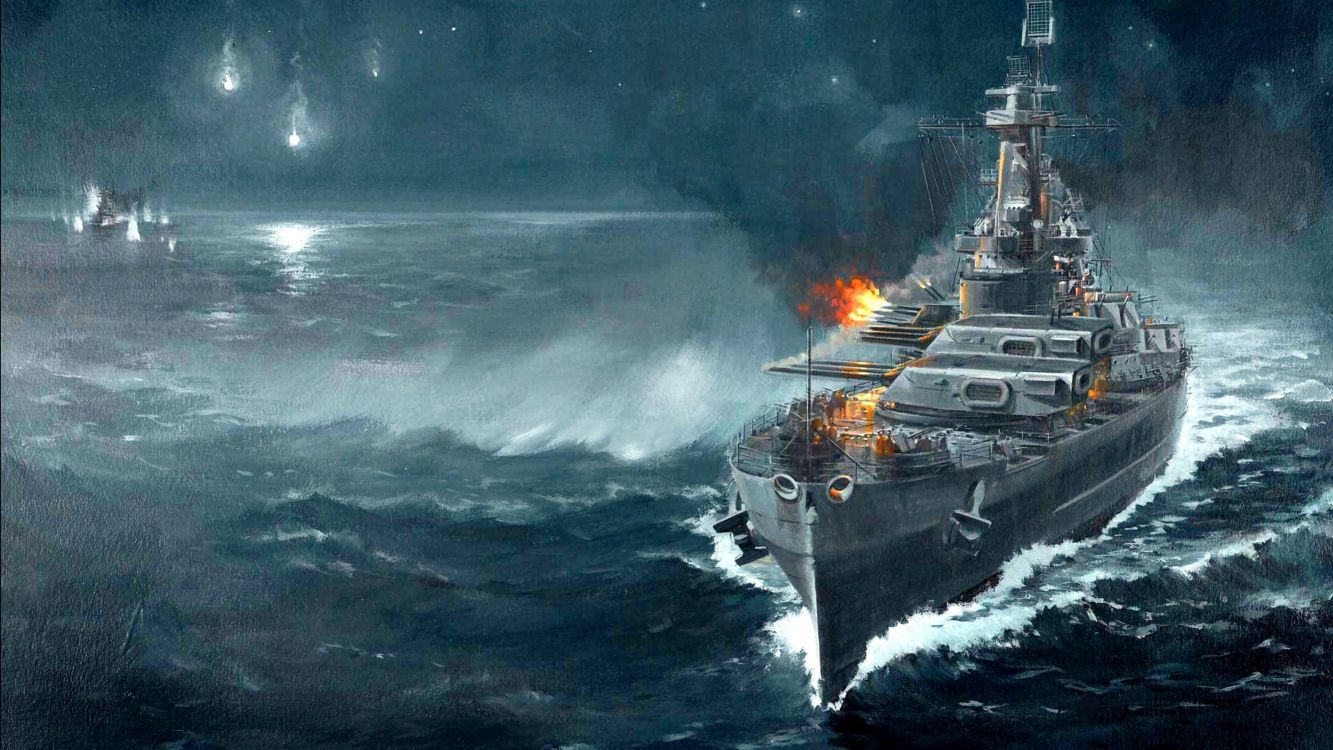 Mondiale de Navires de Guerre, Wargaming, Navire de Guerre, Navire, de Navires de Guerre. Wallpaper in 3200x1800 Resolution