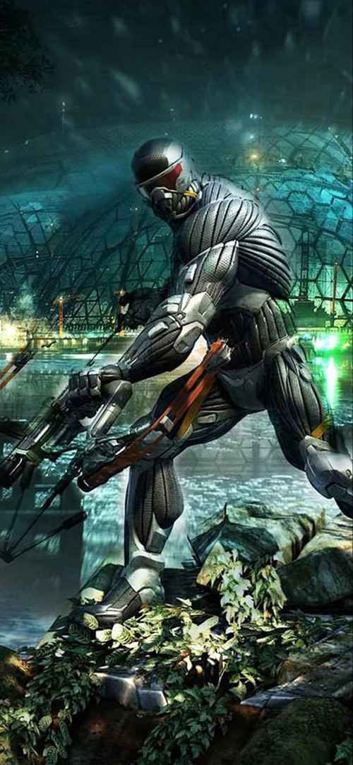 Image crysis 3, crytek, pc game, illustration, games