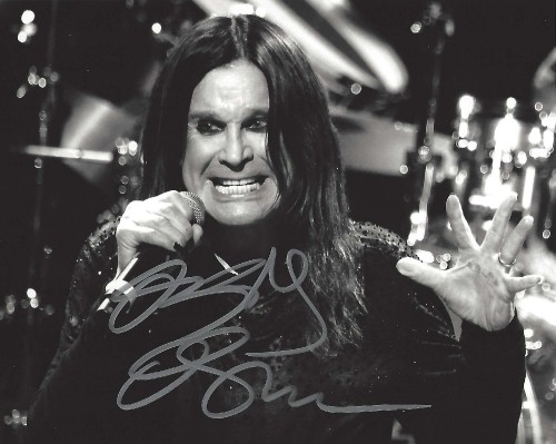 Image Ozzy Osbourne, Black Sabbath, heavy metal, monochrome, pop music