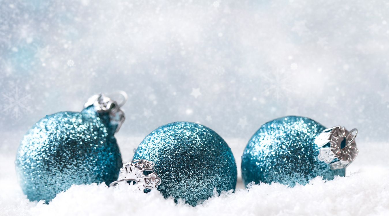 Le Jour De Noël, Ornement de Noël, Blue, Turquoise, Neige. Wallpaper in 6500x3613 Resolution