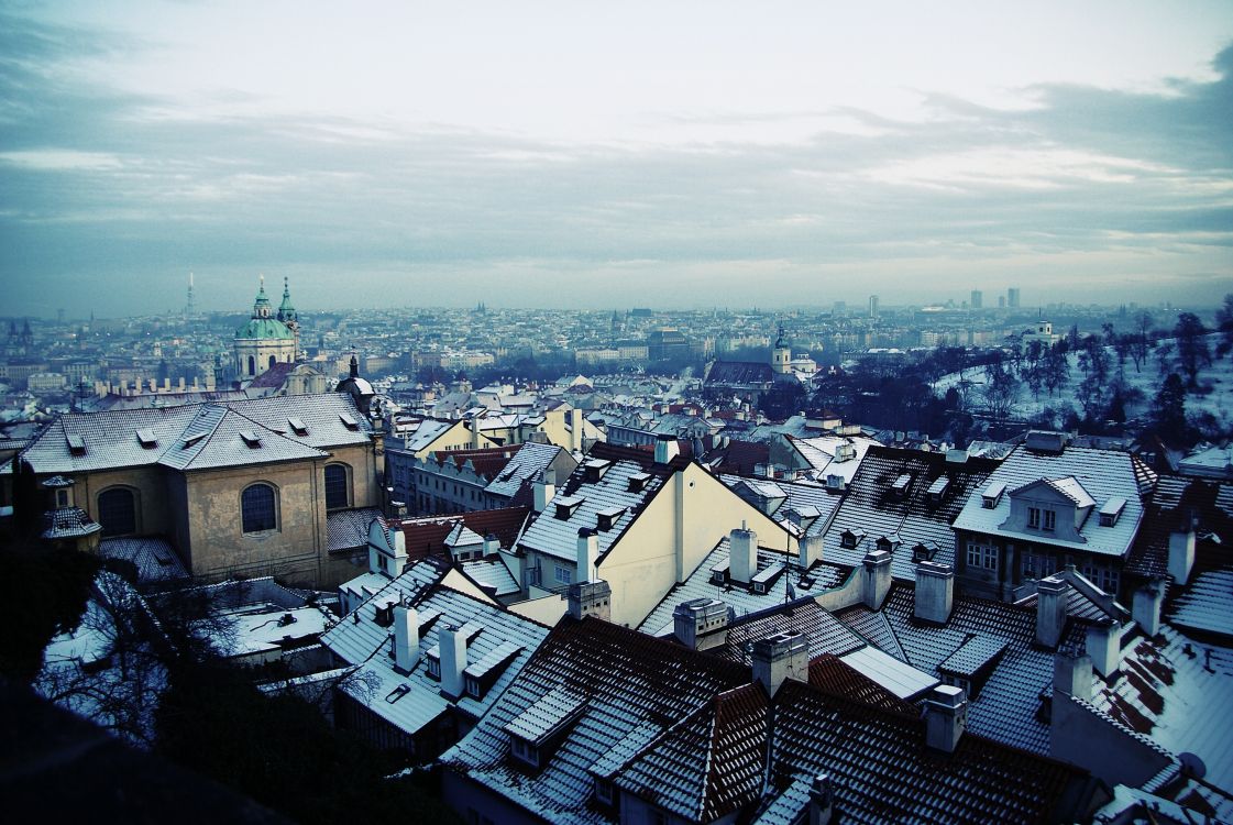 aerial view of city buildings during daytime