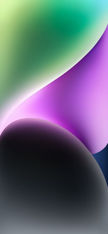 Apples, Ios, IOS 14, Smartphone, Purple. Wallpaper in 1284x2778 Resolution