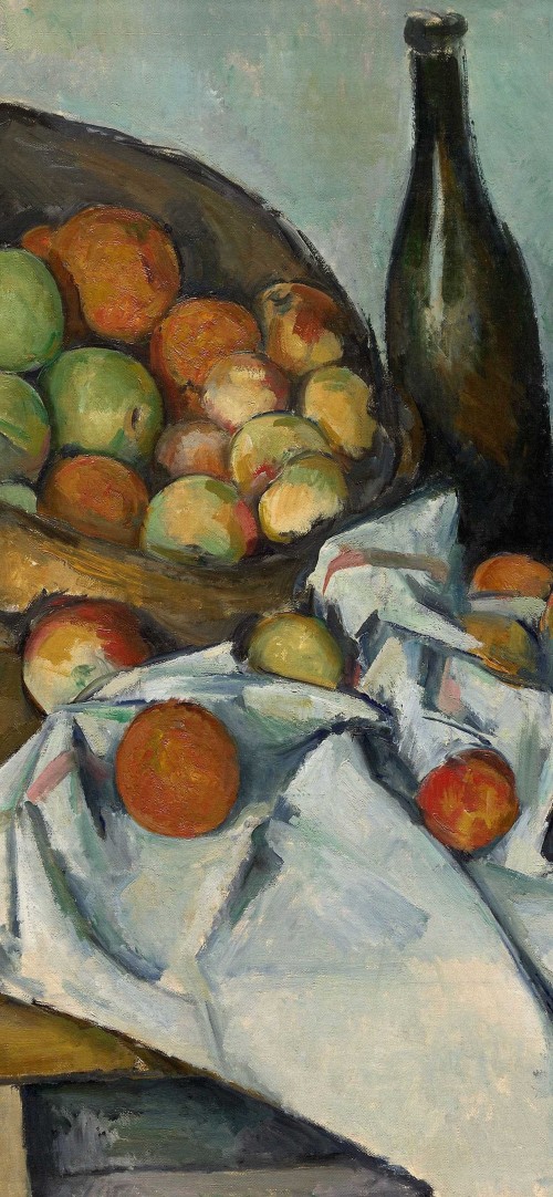 Image basket of apples, the basket of apples, the art institute of chicago, painting, still life with basket