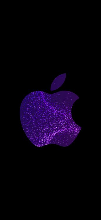 Apple, Amoled, IPhone, Äpfeln, Veilchen. Wallpaper in 1242x2688 Resolution
