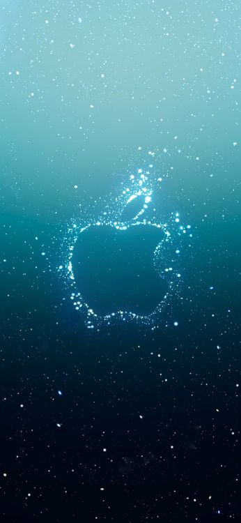 Apple, Eau, Biologie Marine, Liquid, Azure. Wallpaper in 1284x2778 Resolution