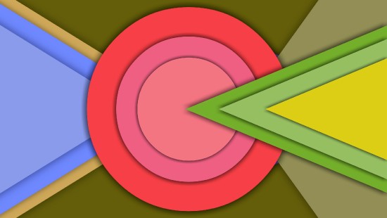 Image red and blue round logo