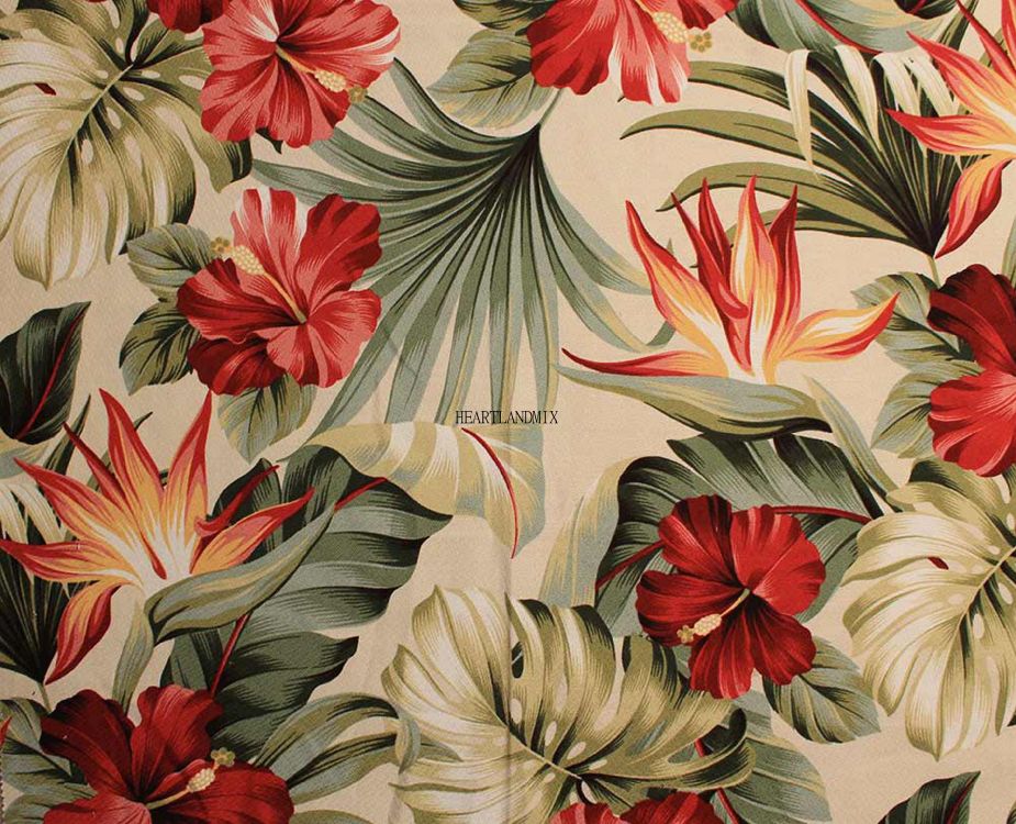 Textile Floral Rouge Vert et Beige. Wallpaper in 2852x2310 Resolution