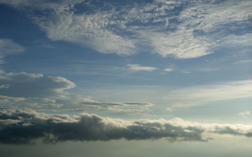 Image white clouds and blue sky during daytime