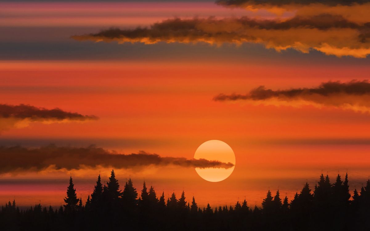 Atmosphère, la Journée, L'écorégion, Afterglow, Lumière. Wallpaper in 3280x2048 Resolution