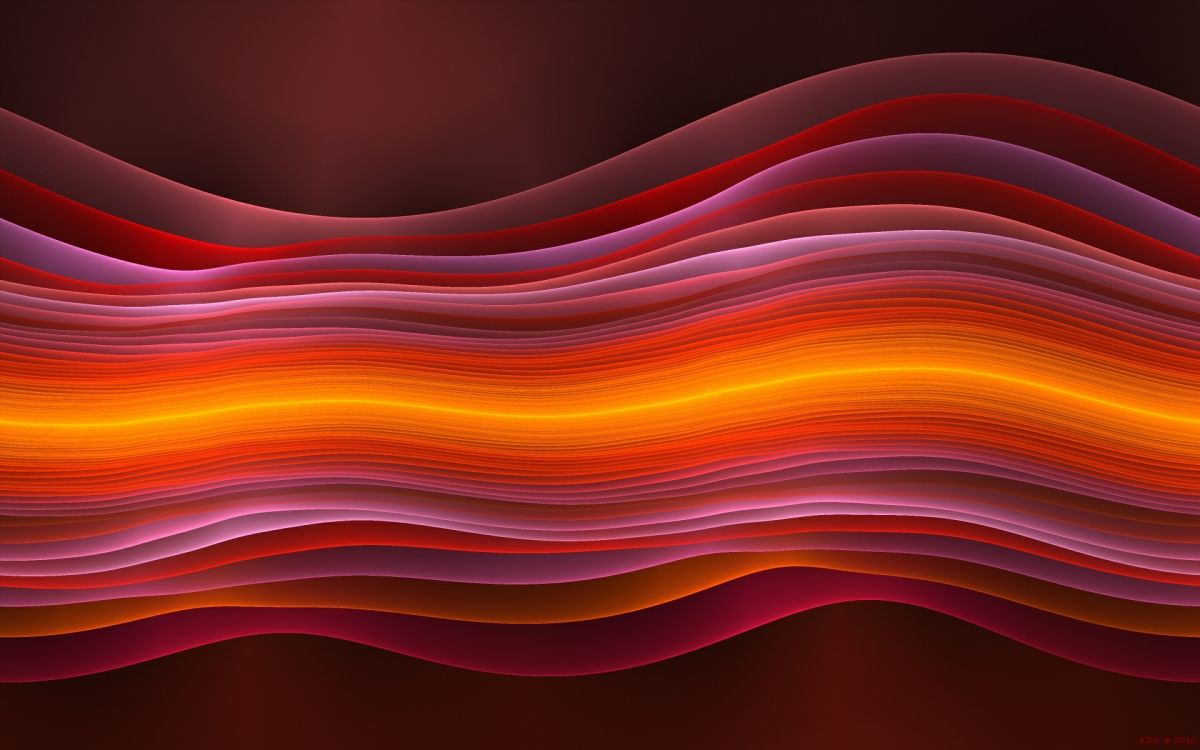 橙色, 光, 分形技术, 风波 壁纸 1920x1200 允许