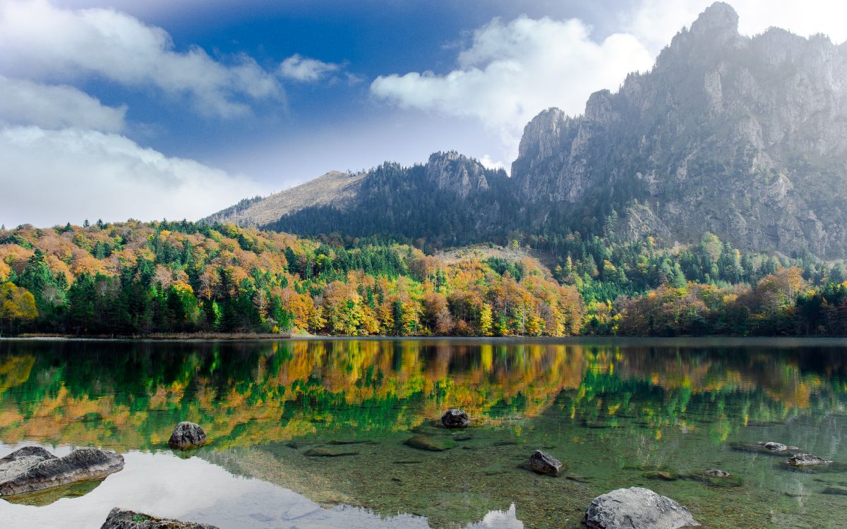 nature, landscape, nature reserve, water, cloud