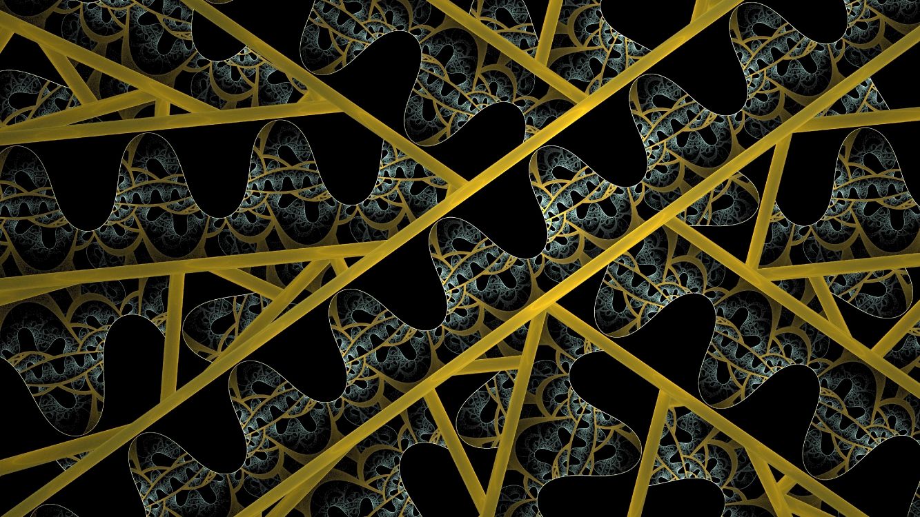 Fractales, Art Fractal, Feuille, Textile, Triangle. Wallpaper in 5120x2880 Resolution